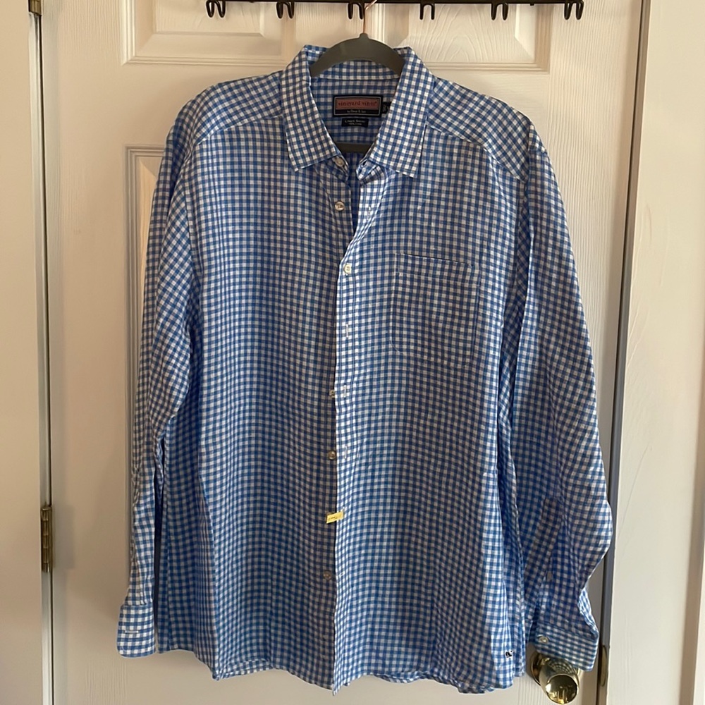 Vineyard Vines, Linen Button Down